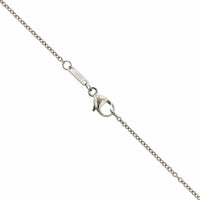 Platinum Pear Shape Sapphire Diamond Pendant