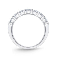 Platinum Petite Prong Diamond Band, Platinum, Long's Jewelers