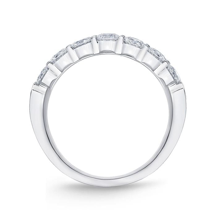 Platinum Petite Prong Diamond Band, Platinum, Long's Jewelers