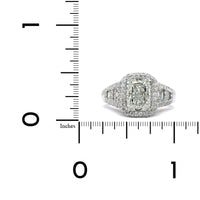 Platinum Radiant Cut Diamond with Trap Sides Engagement Ring, Platinum, Long's Jewelers