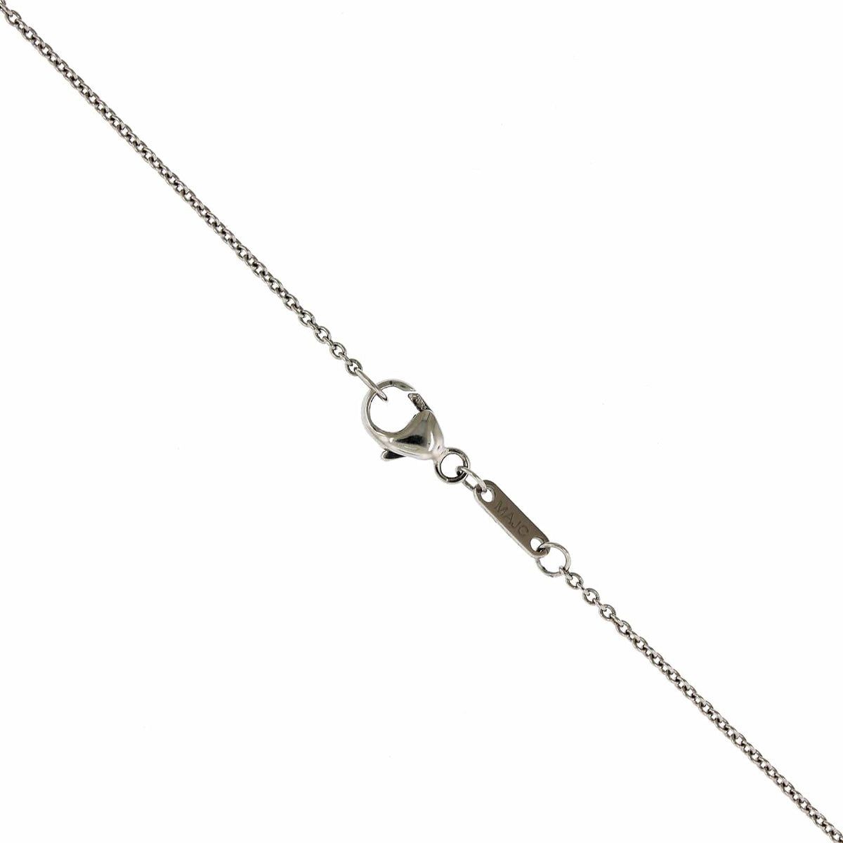 Platinum Ruby and Diamond Drop Pendant, Platinum, Long's Jewelers