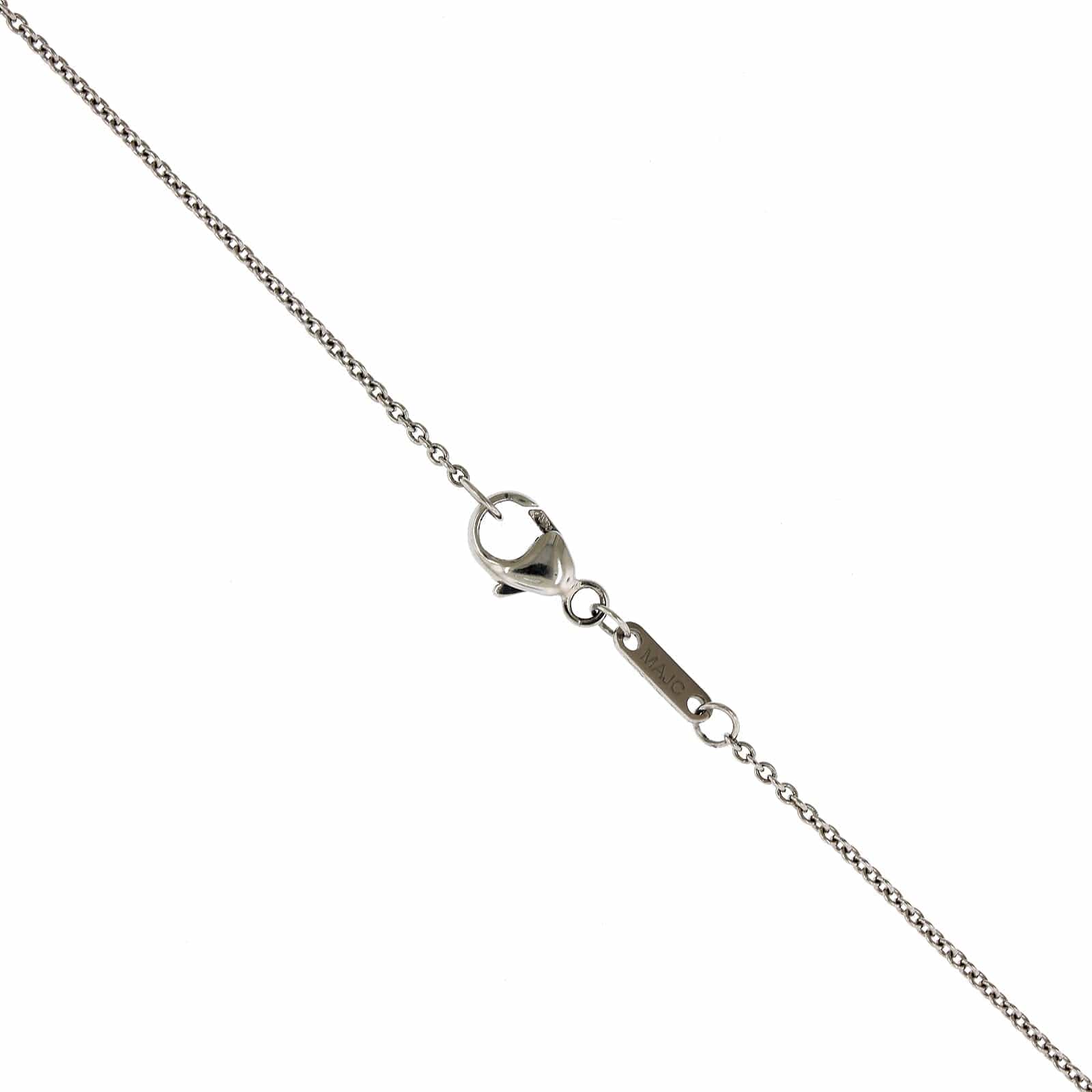 Platinum Ruby and Diamond Drop Pendant, Platinum, Long's Jewelers