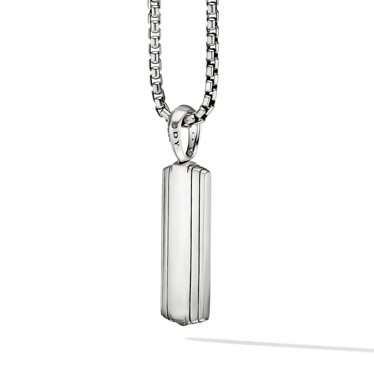 Pyramid Ingot Tag, Sterling Silver, Long's Jewelers