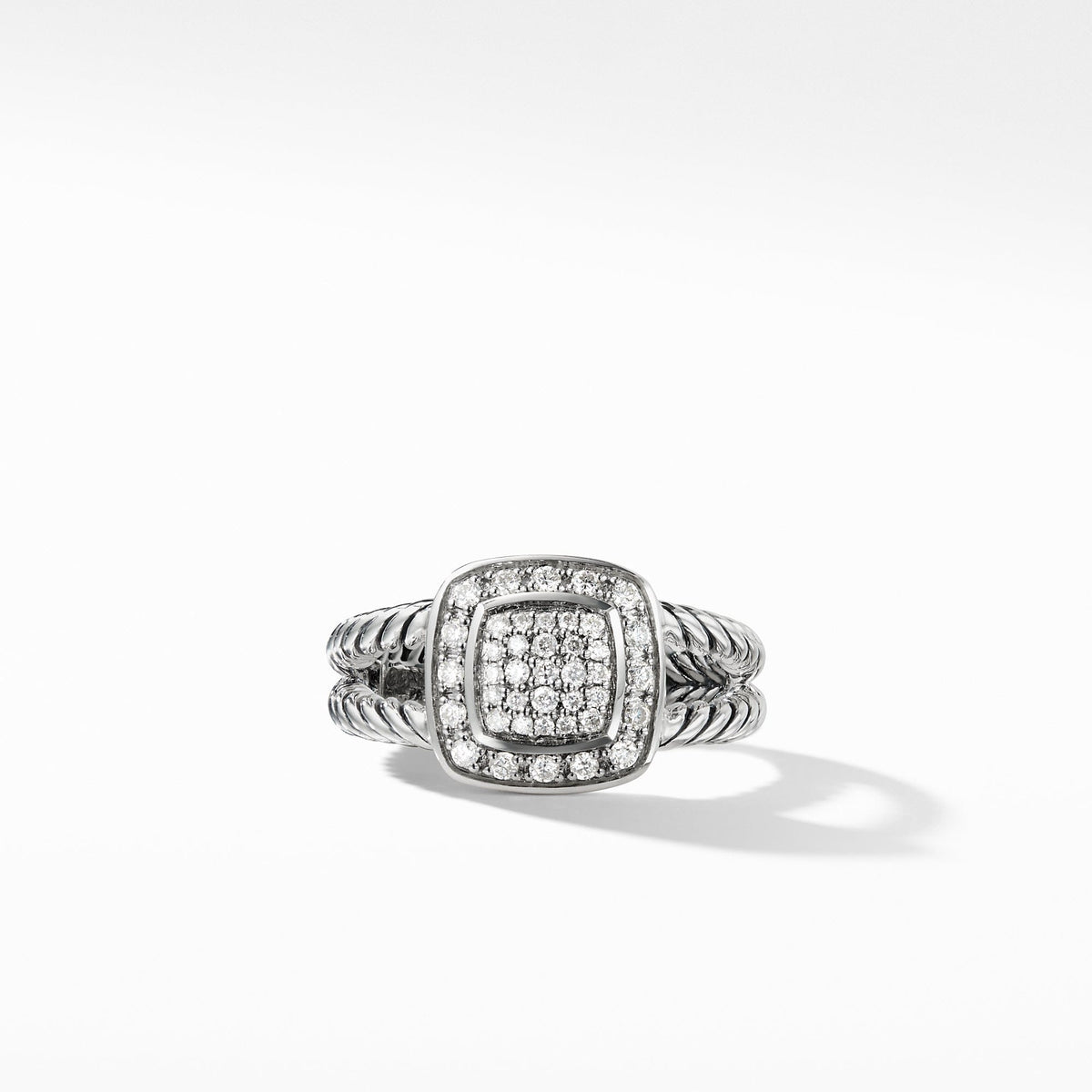 Petite Albion Ring with Diamonds