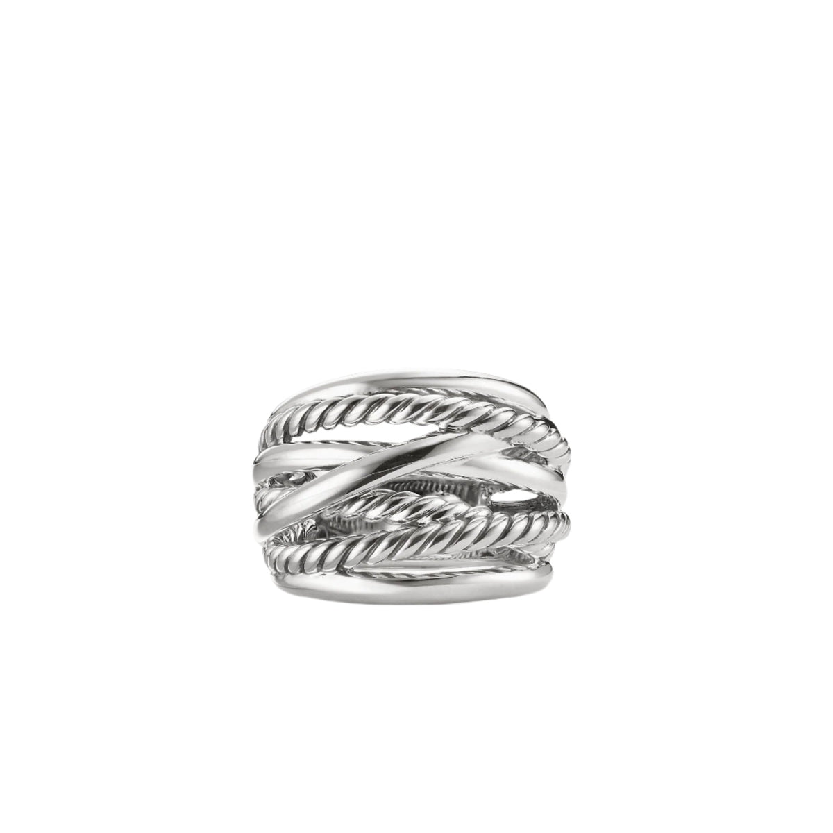 Crossover Wide Ring