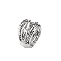 Crossover Wide Ring