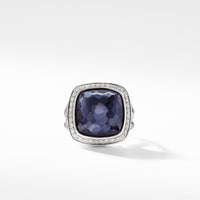 Ring with Lavender Amethyst and Diamonds