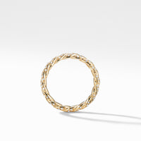 Paveflex Ring with Diamonds in 18K Gold, 2.7mm