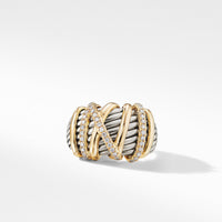 Helena Statement Ring with 18K Gold and Diamonds