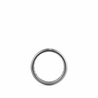 Beveled Band in Grey Titanium