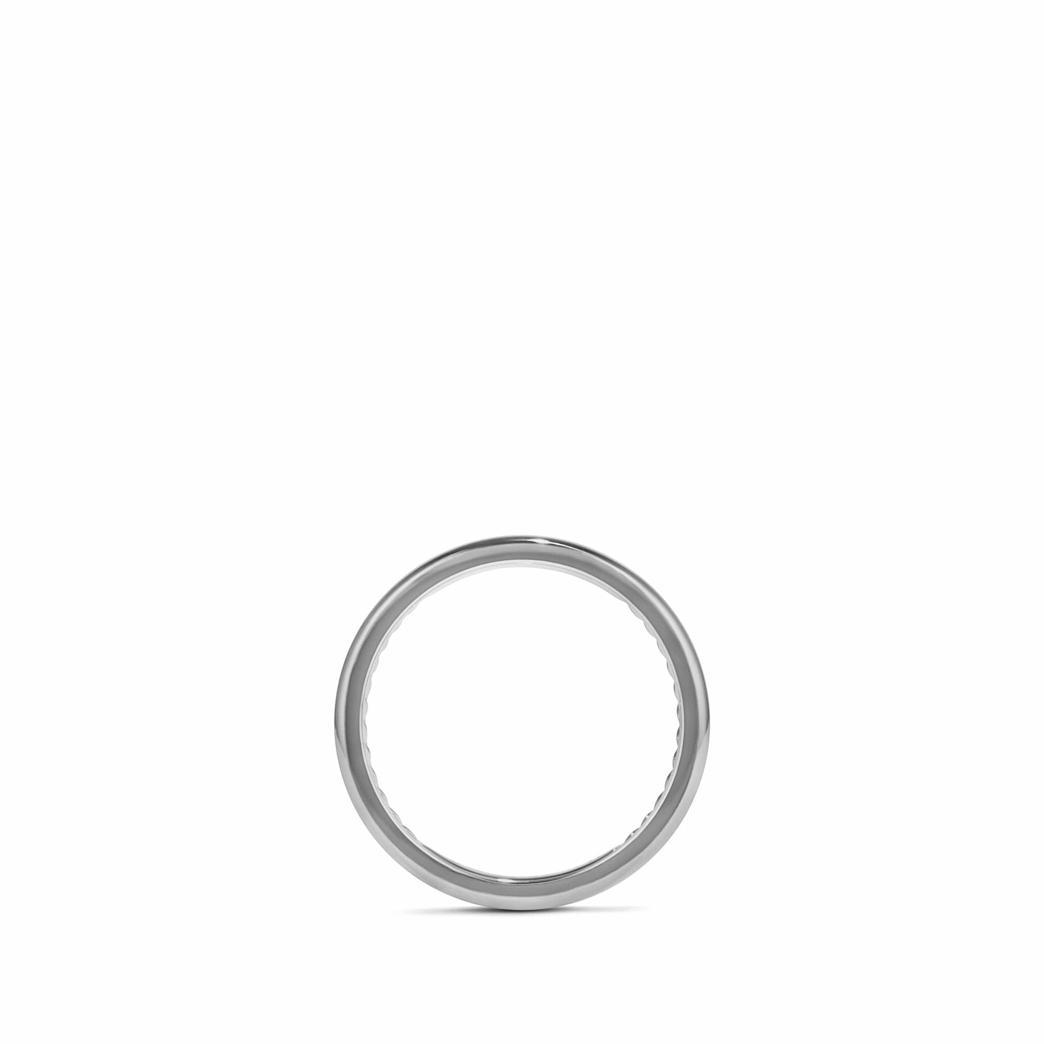DY Classic Band Ring in Grey Titanium