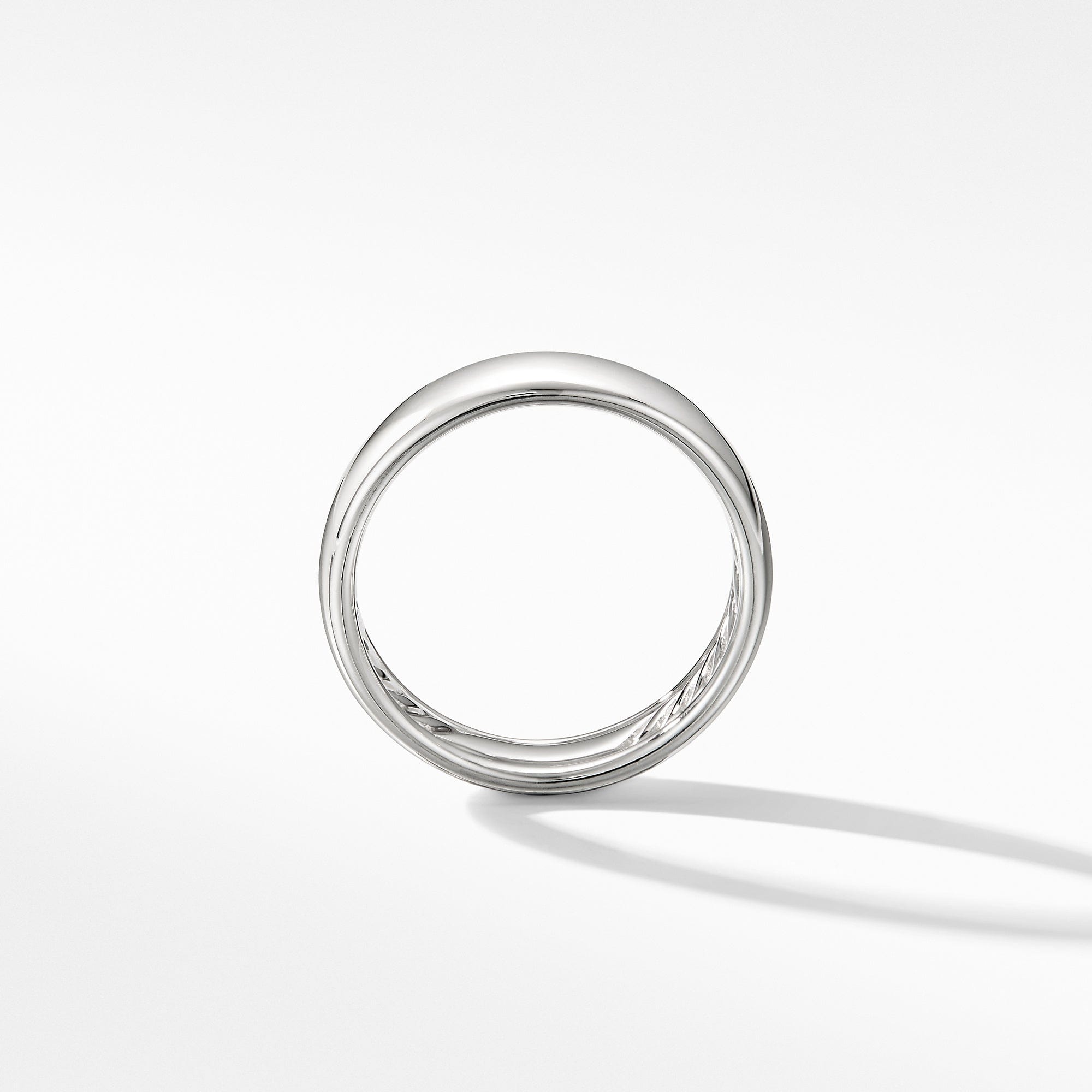 DY Classic Band Ring in 18K White Gold