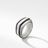 Deco Cigar Band Ring