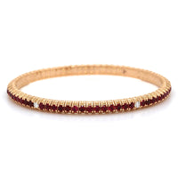 Zydo 18K Yellow Gold Ruby Stretch Bracelet