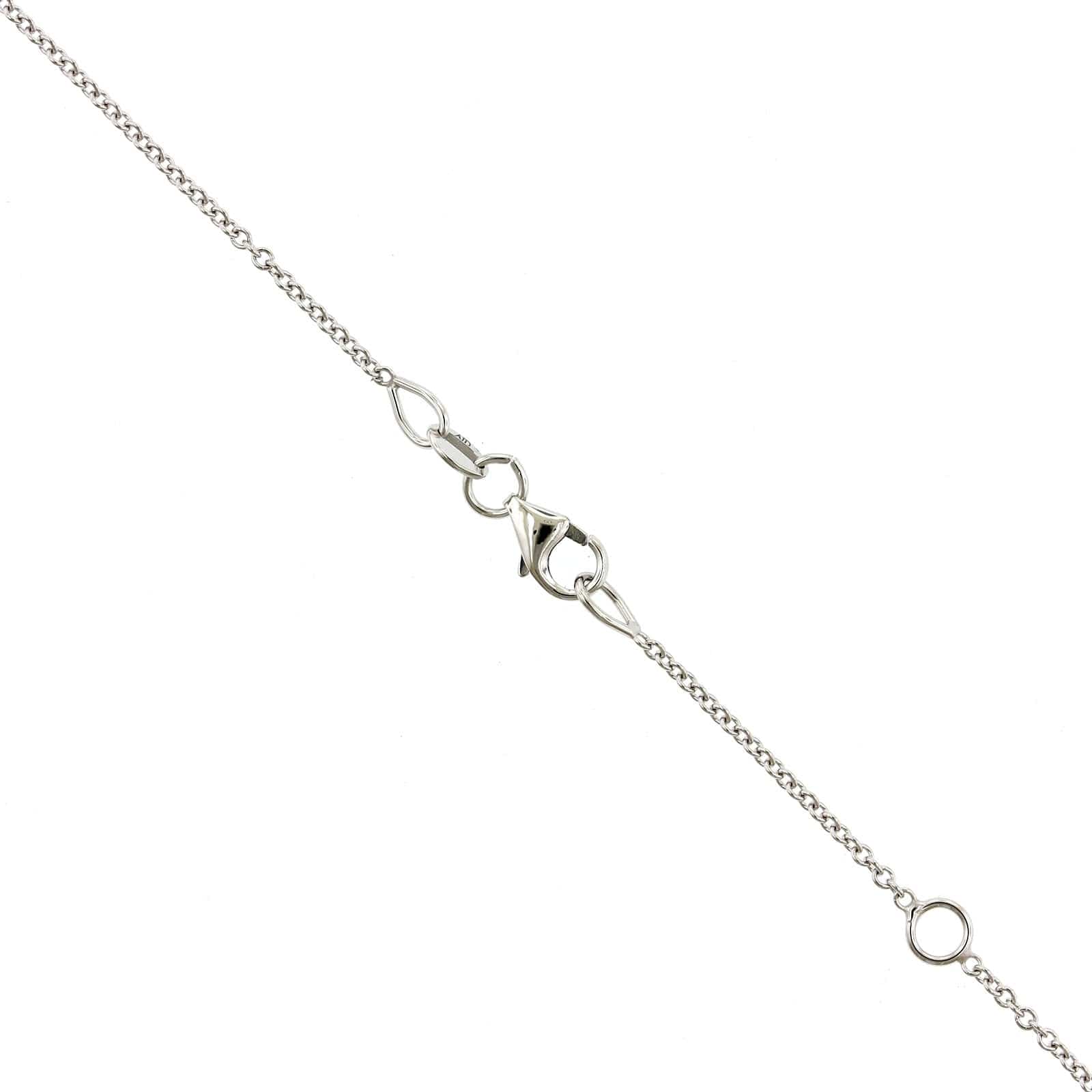 18K Graduated Diamond and Ruby Flexible Necklace