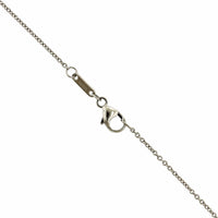 18K White and Yellow Gold Heart Shape Ruby Diamond Halo Necklace