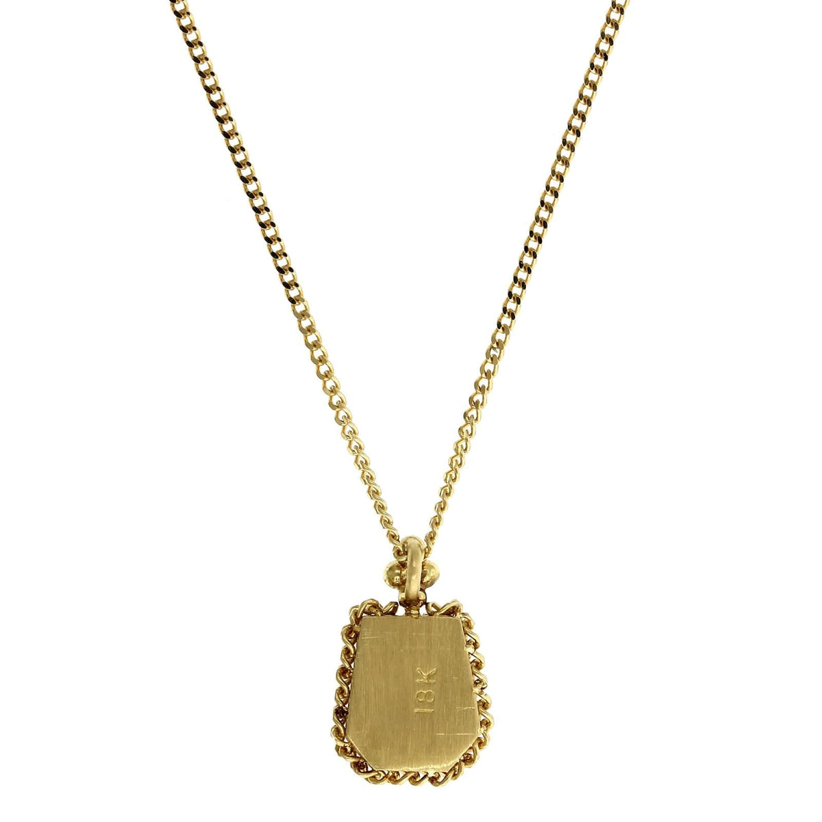 18K Yellow Gold Ruby Pendant, Long's Jewelers