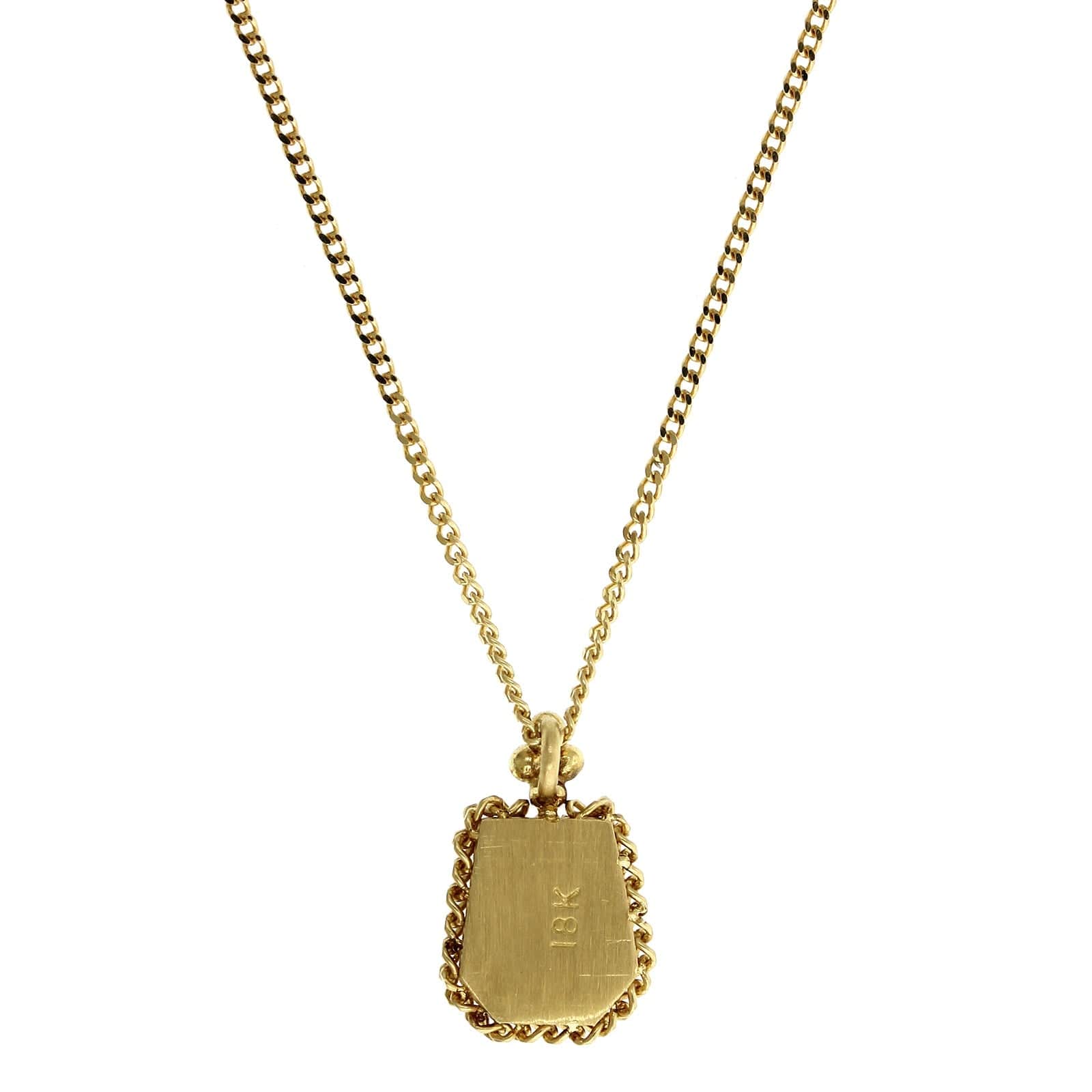 18K Yellow Gold Ruby Pendant, Long's Jewelers