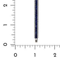18K White Gold 3 Row Sapphire and Diamond Bracelet, 18k white gold, Long's Jewelers
