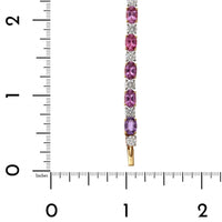 Eclat Jewels 18K Yellow Gold Multi Sapphire Bracelet