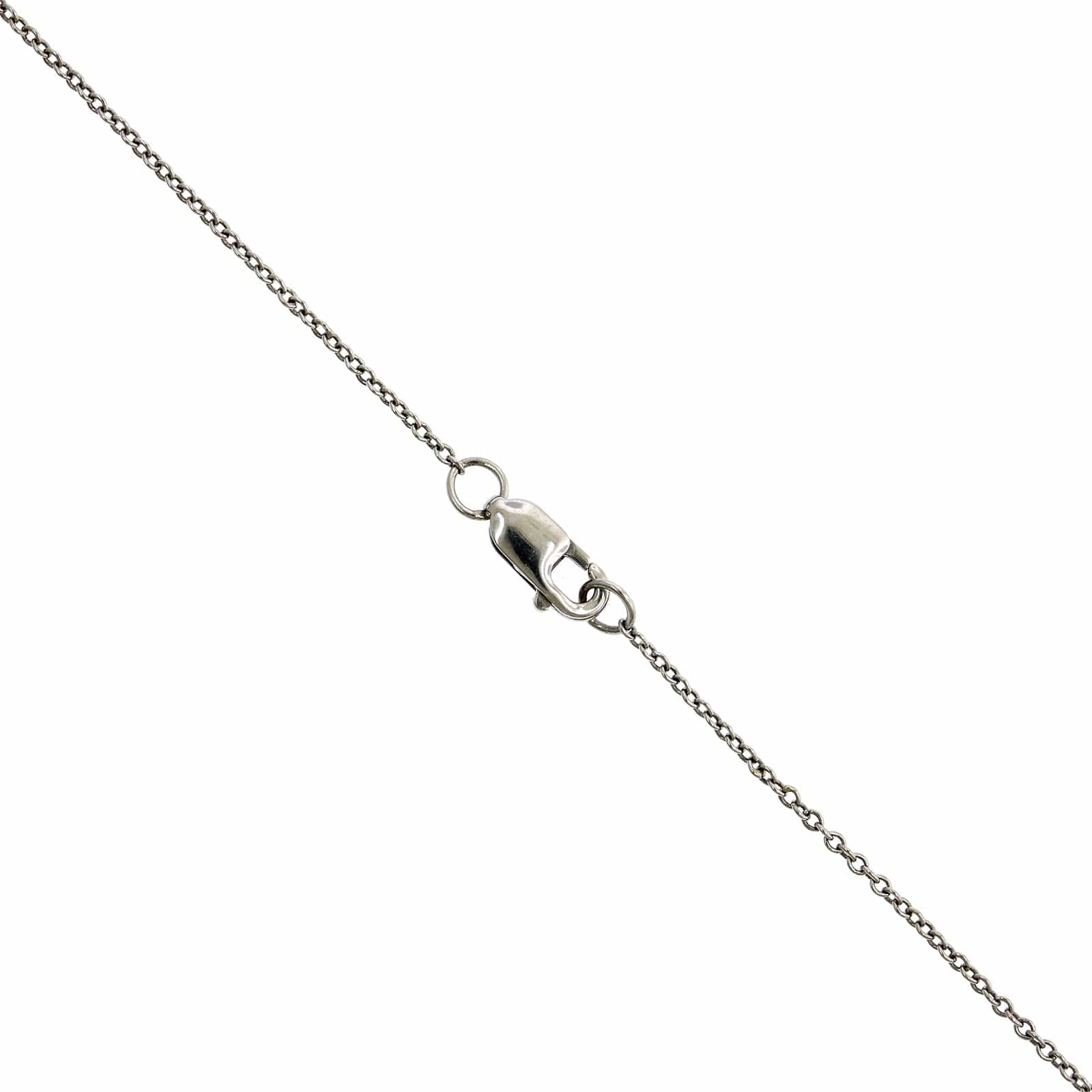 Platinum White and Purple Sapphire Diamond Pendant