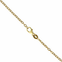 18K Yellow Gold Bezel Set Sapphire Disc Pendant, 18k yellow gold, Long's Jewelers