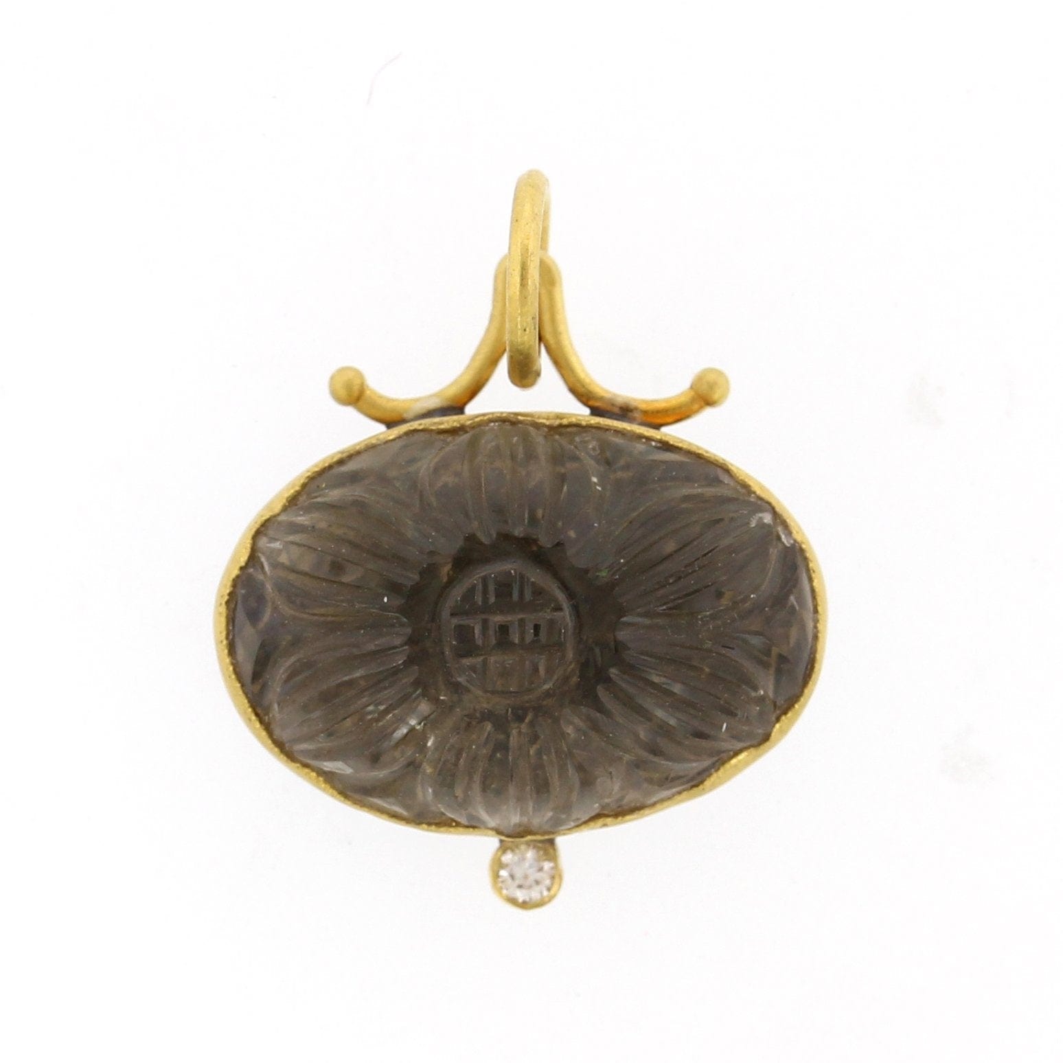 24K Yellow Gold and Sterling Silver Truth Speaker Charm