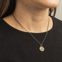 Sterling Silver and 24K Yellow Gold Pegasus Charm