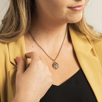 Sterling Silver and 24K Yellow Gold Tree of Life Charm