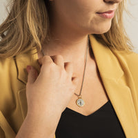 Sterling Silver and 24K Yellow Gold Queen Bee with Diamond Charm