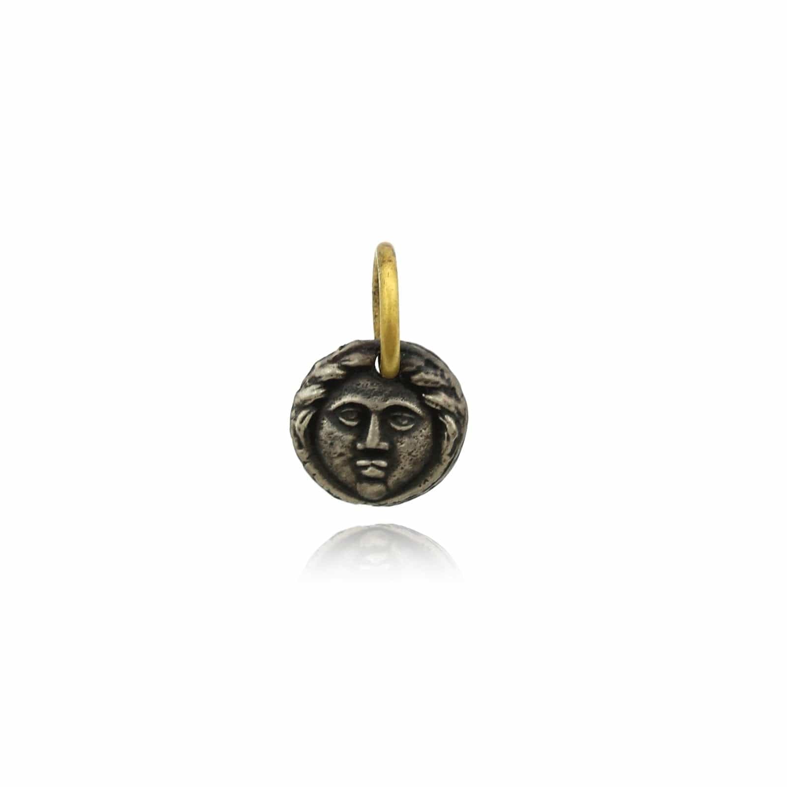 Sterling Silver and 24K Yellow Gold Helios Pendant