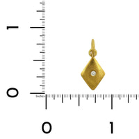 Sterling Silver and 24K Yellow Gold Diamond Charm