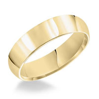 18K Yellow Gold Comfort Fit Band, Long's Jewelers