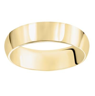 18K Yellow Gold Comfort Fit Band, Long's Jewelers