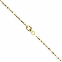 18K Yellow Gold Bezel Set Pear Shaped Blue Sapphire Pendant