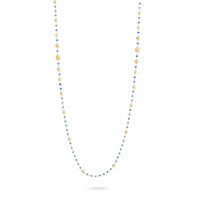 Marco Bicego Africa 18K Yellow Gold Sapphire Bead Necklace