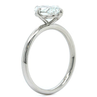 Platinum Oval Diamond Solitaire Engagement Ring, Platinum, Long's Jewelers