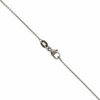 Platinum Round Sapphire Solitaire Pendant