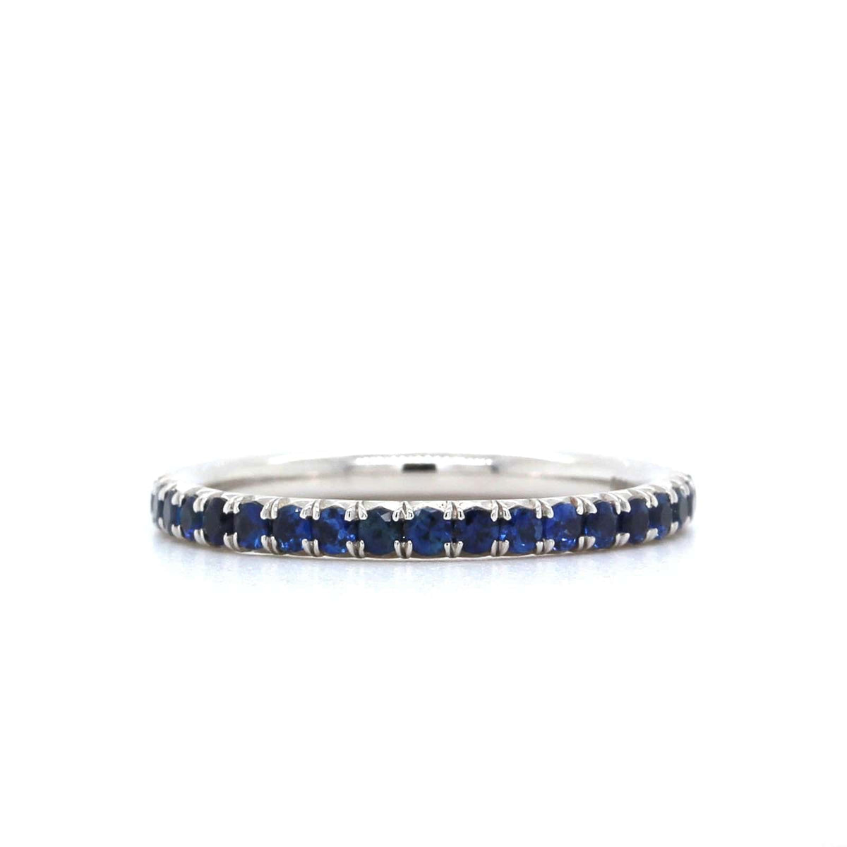 Platinum Sapphire Band
