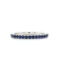 Platinum Sapphire Band