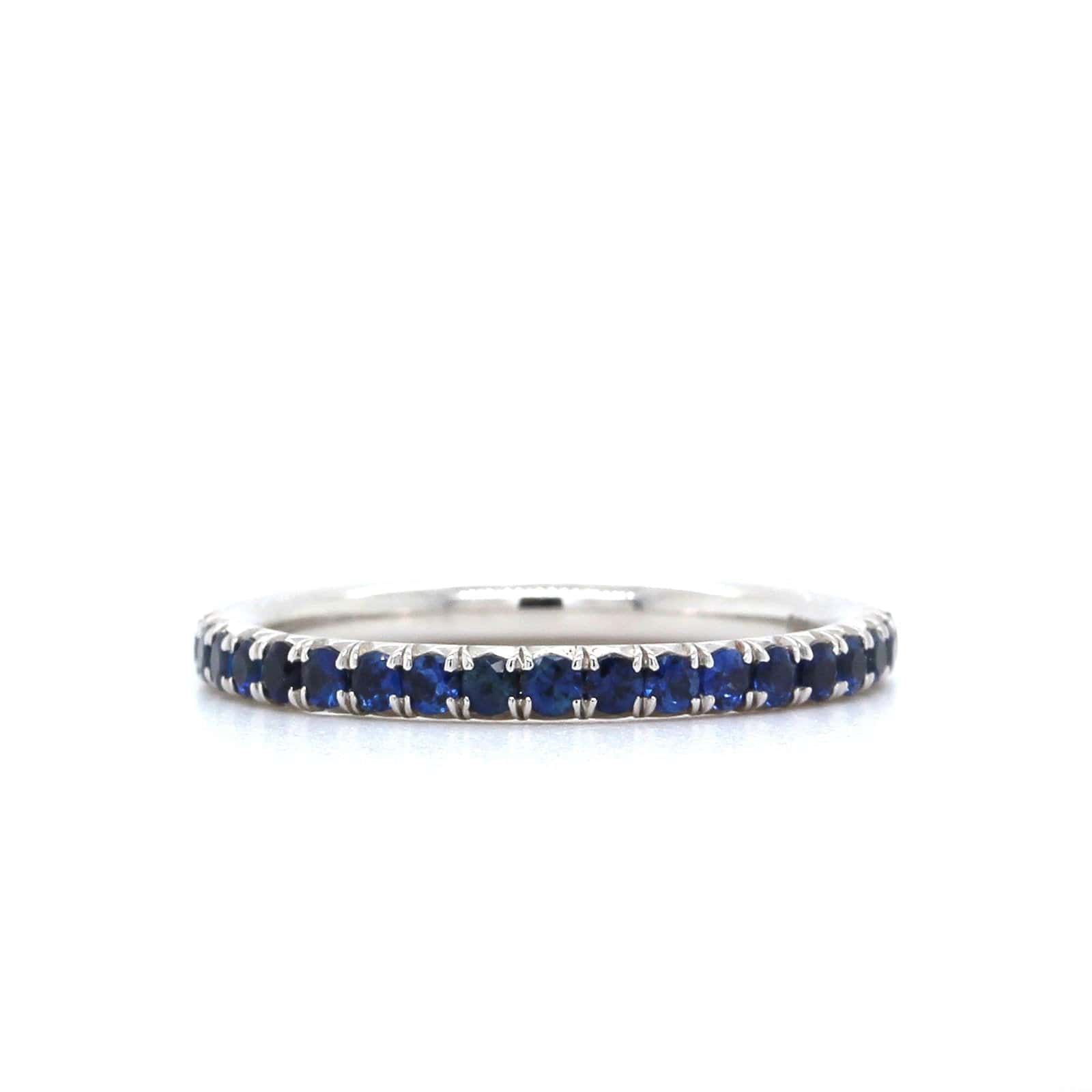 Platinum Sapphire Band