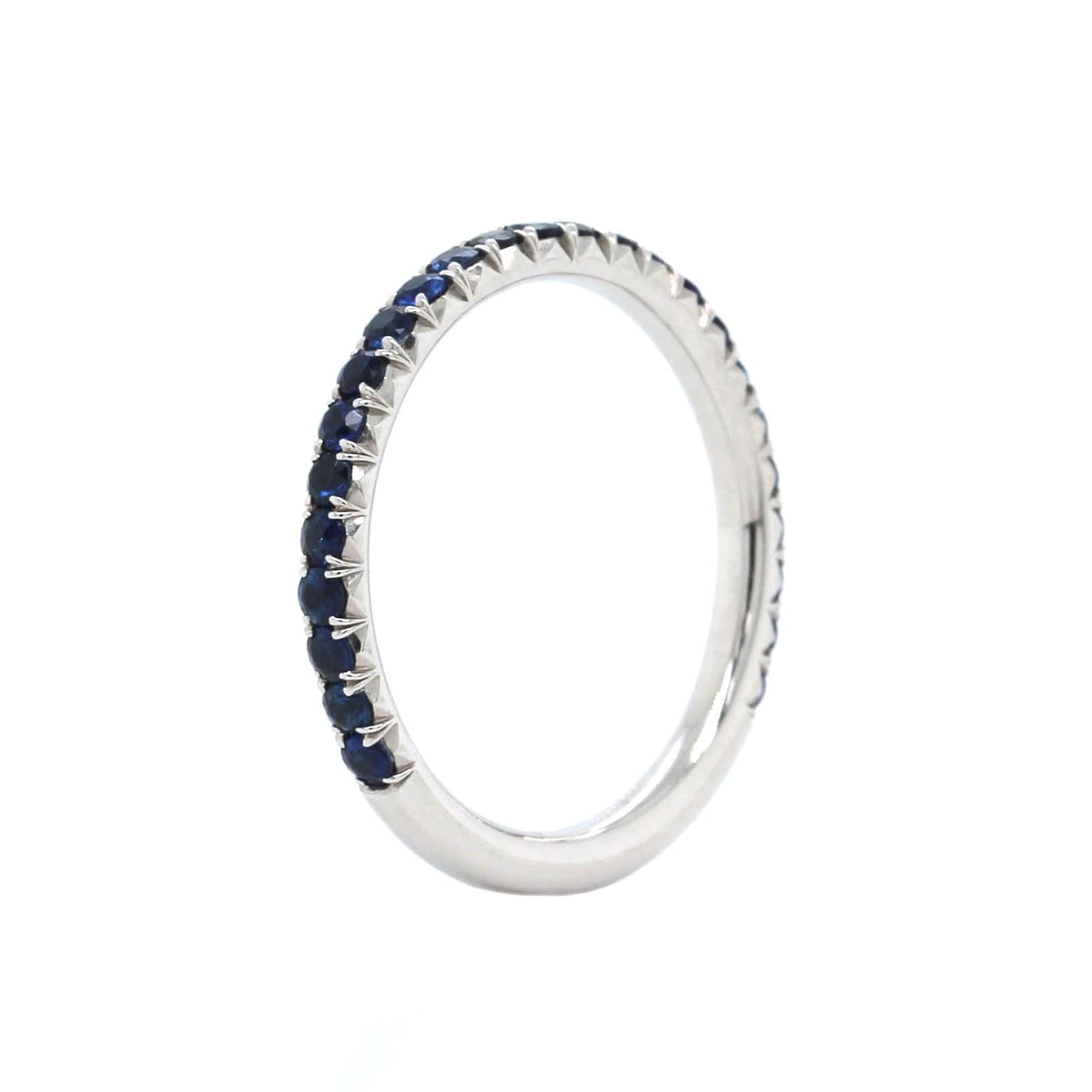 Platinum Sapphire Band