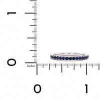 Platinum Sapphire Band