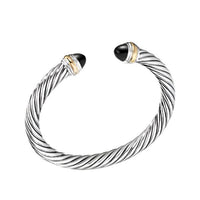 Bracelet with Black Onyx and 14K Gold