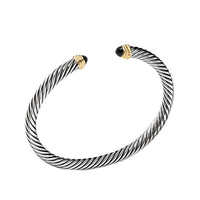 Cable Classics Bracelet with Black Onyx and Gold
