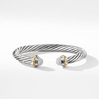 Cable Classics Collection® Bracelet with Diamonds and 18K Gold