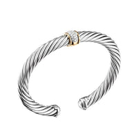 Bracelet with Diamonds and Gold