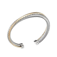 Crossover Cuff with Gold