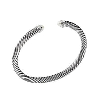 Cable Classics Bracelet with Pearls and Diamonds