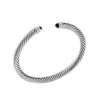 Cable Classics Bracelet with Black Onyx and Diamonds